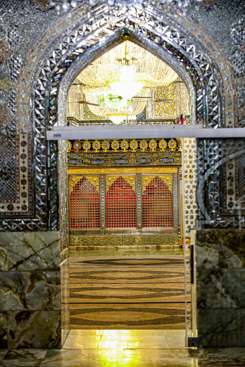 تصاویر| مراسم عزاداری شب شهادت حضرت زهرا(س) در حرم مطهر سیدعلاالدین حسین(ع)