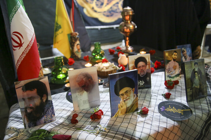 تصاویر| مراسم عزاداری شب شهادت حضرت زهرا(س) در حرم مطهر سیدعلاالدین حسین(ع)