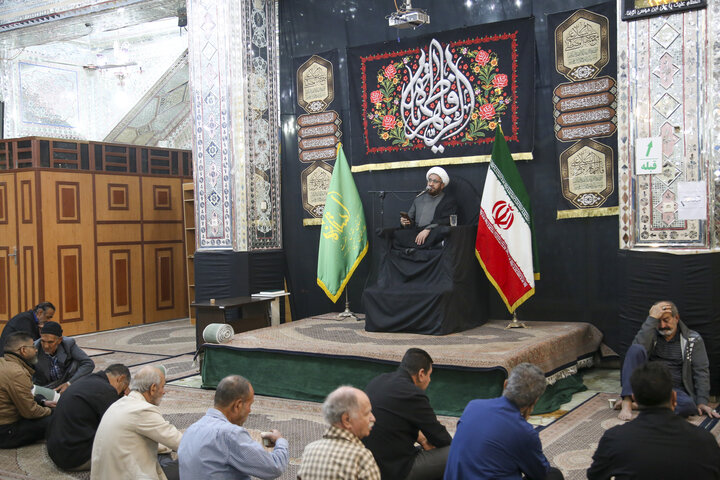 تصاویر| مراسم عزاداری شب شهادت حضرت زهرا(س) در حرم مطهر سیدعلاالدین حسین(ع)