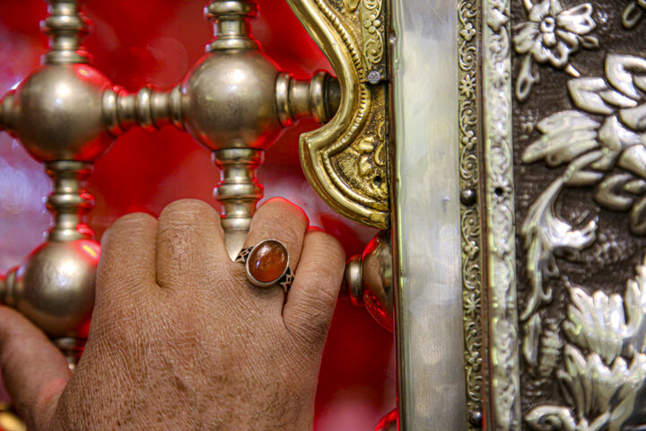 تصاویر| مراسم عزاداری شب شهادت حضرت زهرا(س) در حرم مطهر سیدعلاالدین حسین(ع)