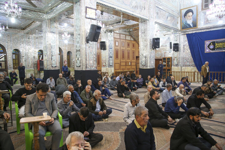 تصاویر| مراسم عزاداری شب شهادت حضرت زهرا(س) در حرم مطهر سیدعلاالدین حسین(ع)