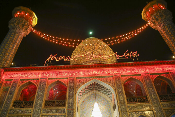 تصاویر| مراسم عزاداری شب شهادت حضرت زهرا(س) در حرم مطهر سیدعلاالدین حسین(ع)