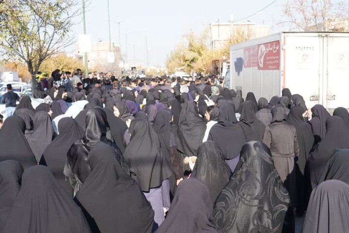 تصاویر/ مراسم تشییع و بدرقه شهید گمنام در شهرستان شوط