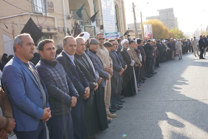 تصاویر/ مراسم تشییع و بدرقه شهید گمنام در شهرستان شوط