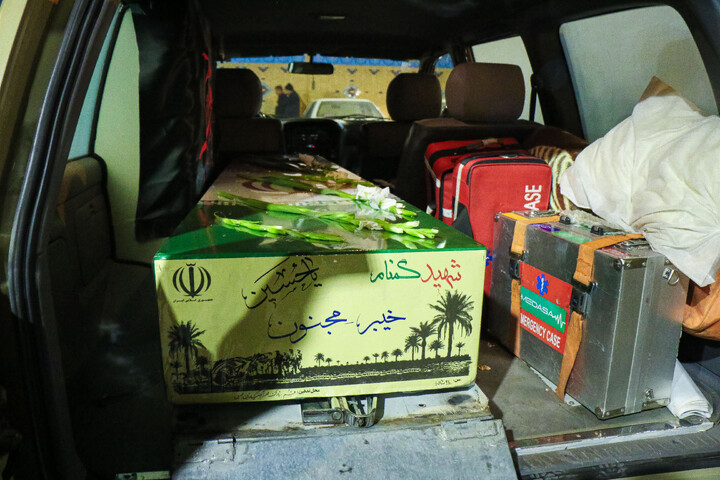 تصاویر/ آیین وداع با پیکر مطهر شهدای گمنام در حرم مطهر حضرت معصومه (س)