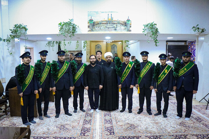 تصاویر/ آیین وداع با پیکر مطهر شهدای گمنام در حرم مطهر حضرت معصومه (س)