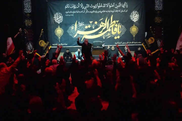 تصاویر/ حضور استاندار آذربایجان‌غربی در آیین سوگواری شهادت حضرت فاطمه زهرا (س)