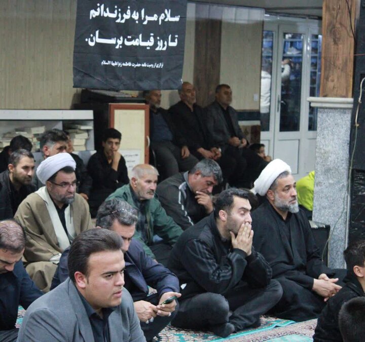 تصاویر/ مراسم سوگواری ایام فاطمیه در بخش کشاورز شهرستان شاهین دژ