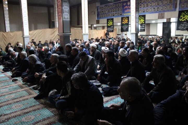 تصاویر/ مراسم سوگواری ایام فاطمیه در بخش کشاورز شهرستان شاهین دژ