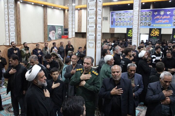 تصاویر/ مراسم سوگواری ایام فاطمیه در بخش کشاورز شهرستان شاهین دژ