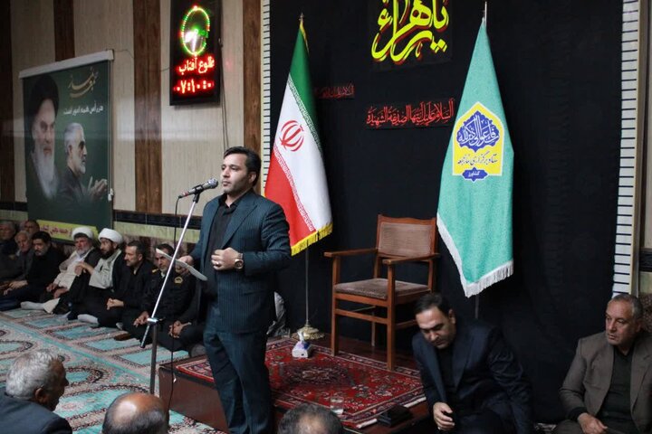 تصاویر/ مراسم سوگواری ایام فاطمیه در بخش کشاورز شهرستان شاهین دژ