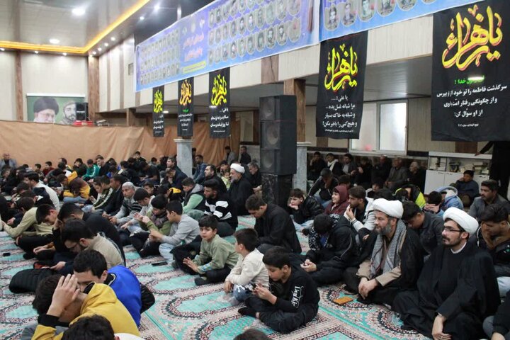 تصاویر/ مراسم سوگواری ایام فاطمیه در بخش کشاورز شهرستان شاهین دژ