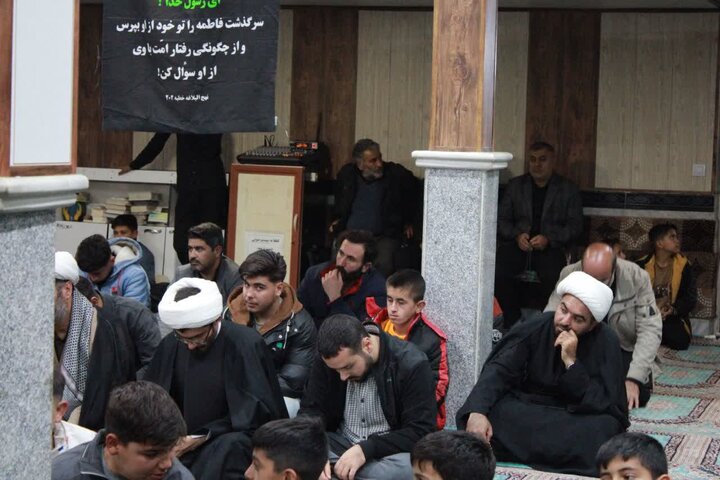 تصاویر/ مراسم سوگواری ایام فاطمیه در بخش کشاورز شهرستان شاهین دژ