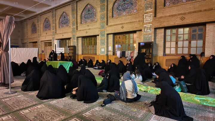 مراسم وداع با پیکر مطهر شهدای گمنام در مسجد دانشگاه تبریز