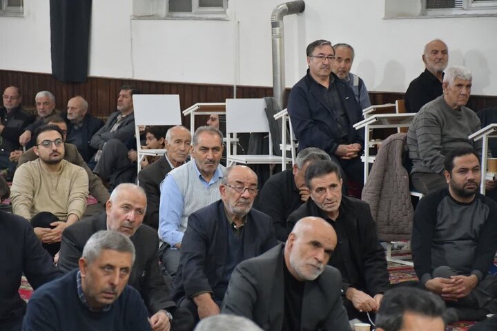 تصاویر/ مراسم عزاداری ایام فاطمیه در مسجد شیخ نوایی(ره)