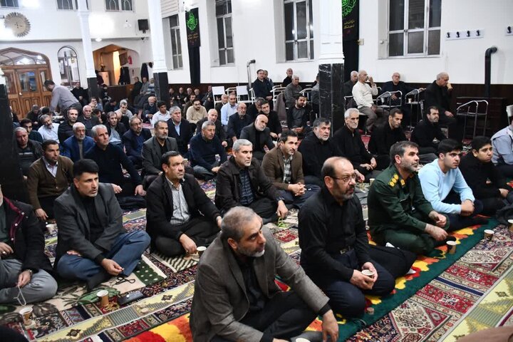 تصاویر/ مراسم عزاداری ایام فاطمیه در مسجد شیخ نوایی(ره)