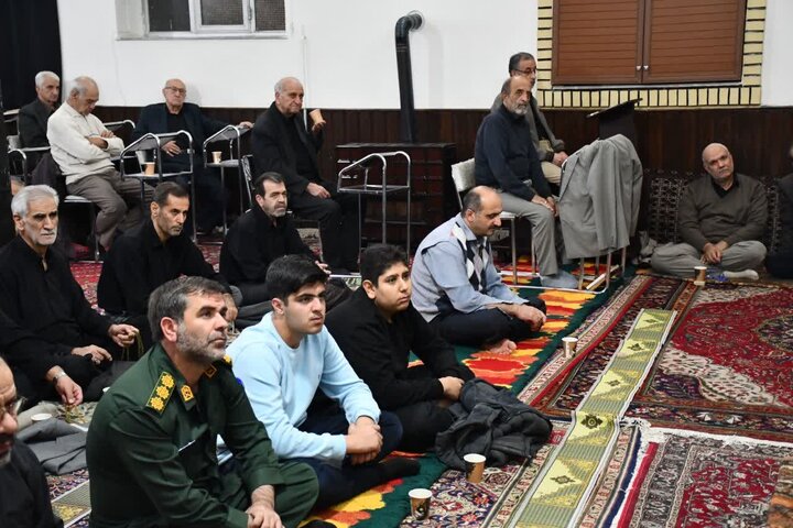 تصاویر/ مراسم عزاداری ایام فاطمیه در مسجد شیخ نوایی(ره)