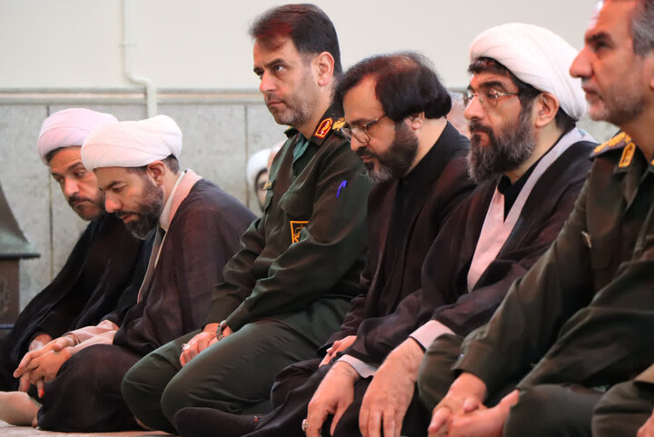 تصاویر| مراسم روضه ایام فاطمیه سپاه انصارالمهدی (عج) استان زنجان