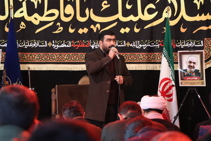 تصاویر| مراسم روضه ایام فاطمیه سپاه انصارالمهدی (عج) استان زنجان