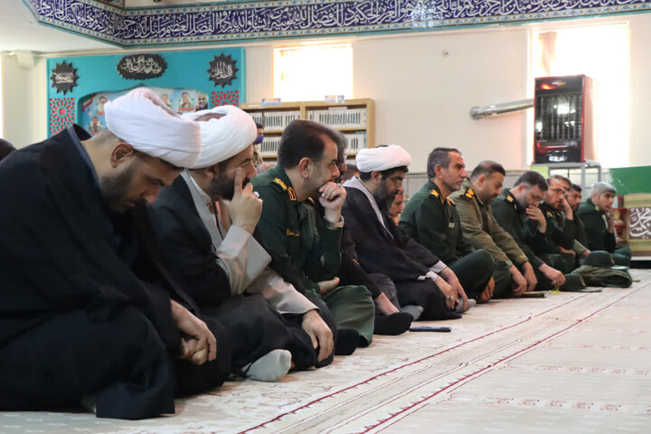 تصاویر| مراسم روضه ایام فاطمیه سپاه انصارالمهدی (عج) استان زنجان