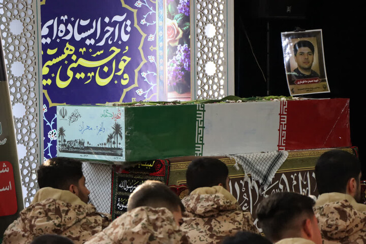 تصاویر| مراسم روضه ایام فاطمیه سپاه انصارالمهدی (عج) استان زنجان