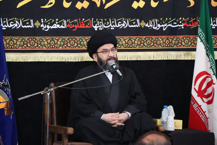 تصاویر| مراسم روضه ایام فاطمیه سپاه انصارالمهدی (عج) استان زنجان