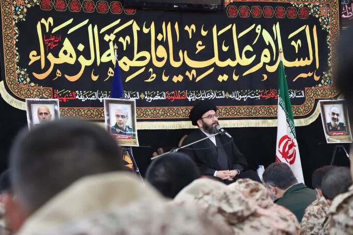 تصاویر| مراسم روضه ایام فاطمیه سپاه انصارالمهدی (عج) استان زنجان