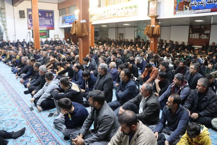 تصاویر/ مراسم سوگواری ایام فاطمیه در روستای ساریبگلوی چراغ