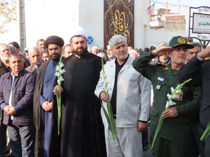 تصاویر/ مراسم استقبال و تشییع باشکوه شهید گمنام در چایپاره