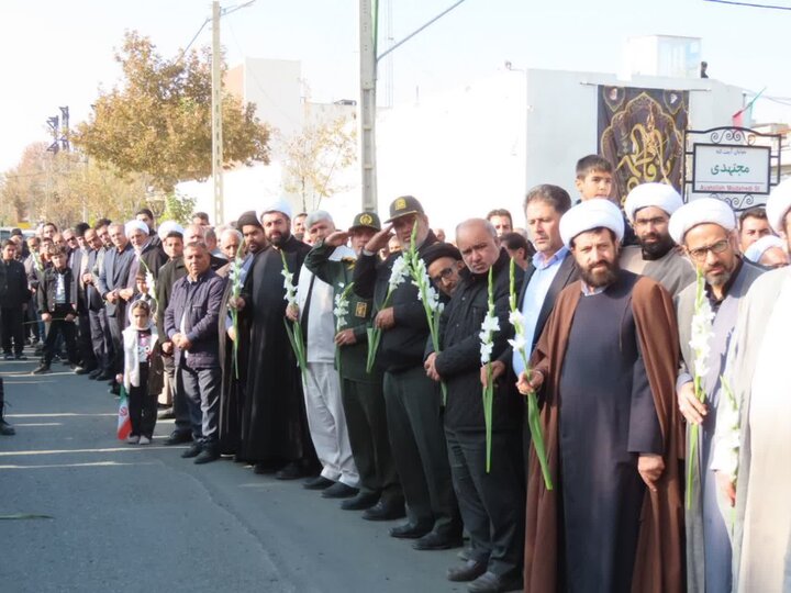 تصاویر/ مراسم استقبال و تشییع باشکوه شهید گمنام در چایپاره