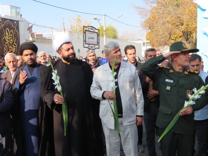 تصاویر/ مراسم استقبال و تشییع باشکوه شهید گمنام در چایپاره