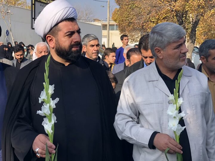 تصاویر/ مراسم استقبال و تشییع باشکوه شهید گمنام در چایپاره