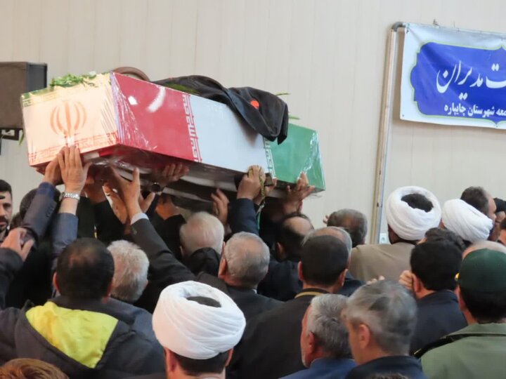 تصاویر/ مراسم استقبال و تشییع باشکوه شهید گمنام در چایپاره