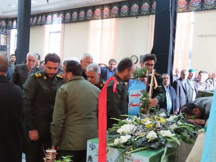 تصاویر/ مراسم استقبال و تشییع باشکوه شهید گمنام در چایپاره