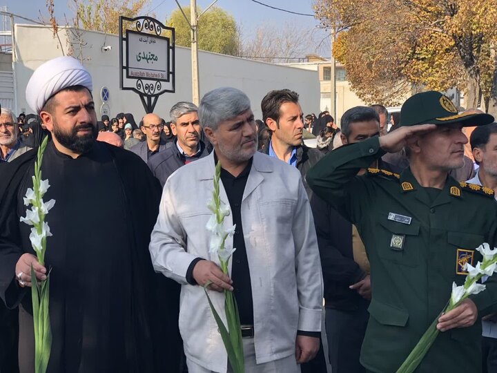 تصاویر/ مراسم استقبال و تشییع باشکوه شهید گمنام در چایپاره