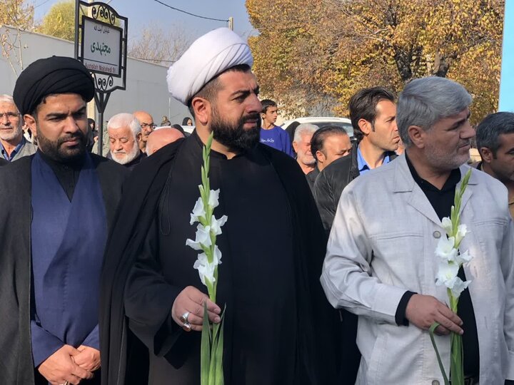 تصاویر/ مراسم استقبال و تشییع باشکوه شهید گمنام در چایپاره