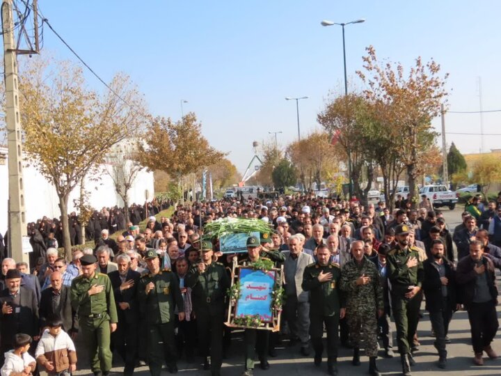 تصاویر/ مراسم استقبال و تشییع باشکوه شهید گمنام در چایپاره