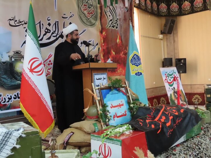 تصاویر/ مراسم استقبال و تشییع باشکوه شهید گمنام در چایپاره