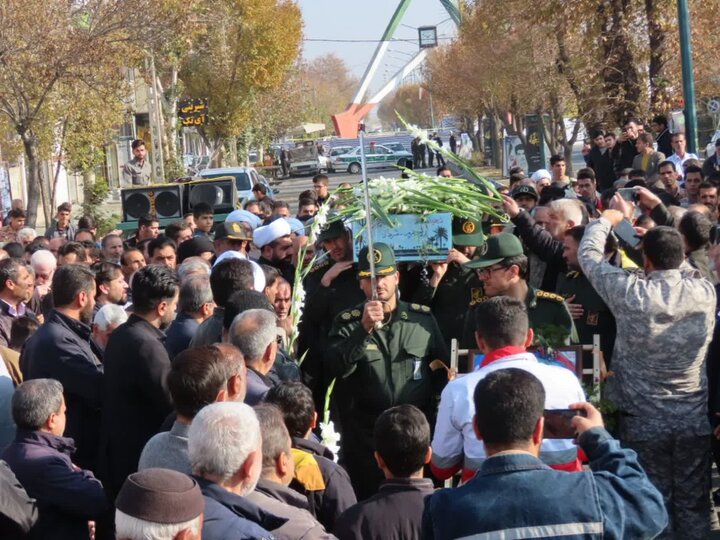 تصاویر/ مراسم استقبال و تشییع باشکوه شهید گمنام در چایپاره