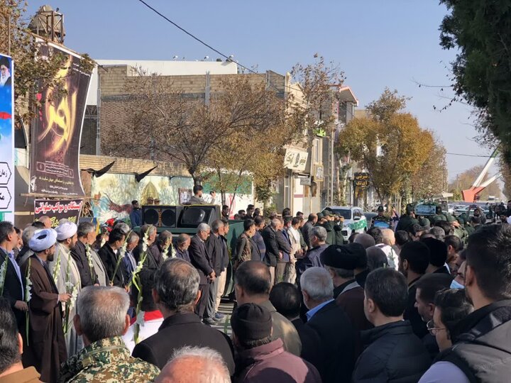 تصاویر/ مراسم استقبال و تشییع باشکوه شهید گمنام در چایپاره