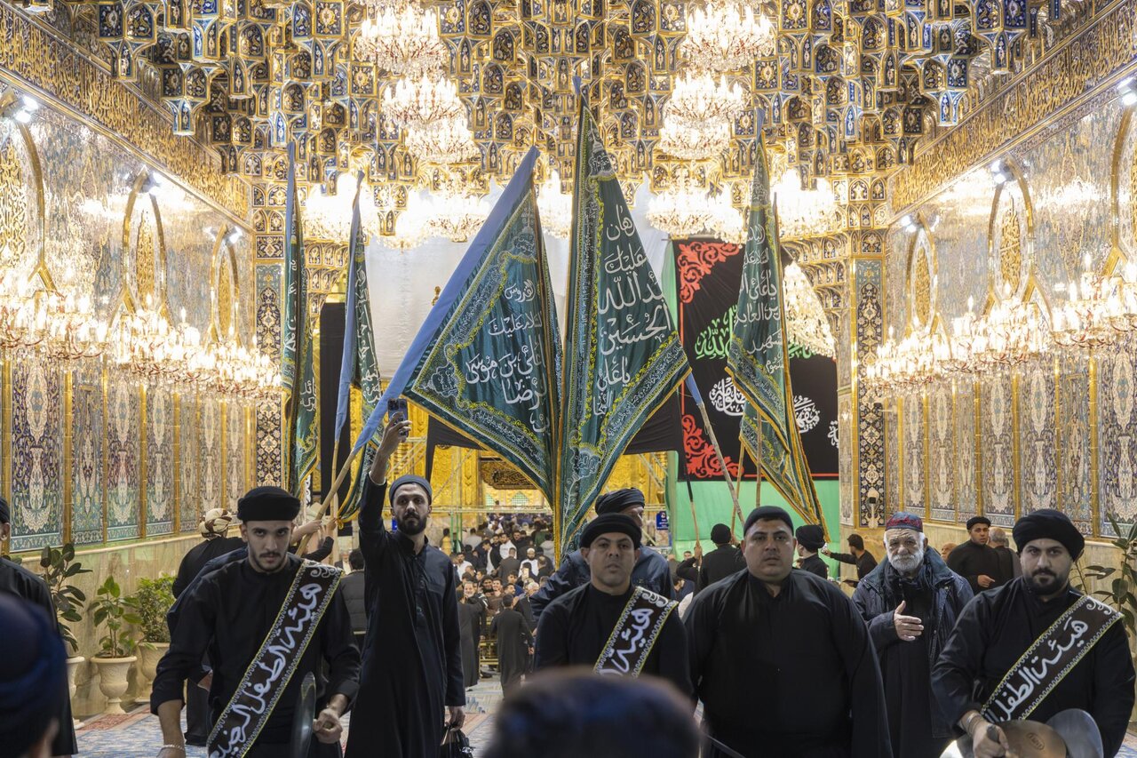 مواكب العزاء تحيي ذكرى استشهاد السيدة فاطمة الزهراء (عليها السلام) في كربلاء