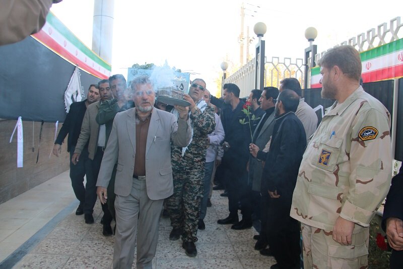 میزبانی امدادگران کهگیلویه و بویراحمد از شهید گمنام