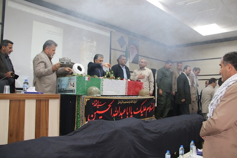 میزبانی امدادگران کهگیلویه و بویراحمد از شهید گمنام