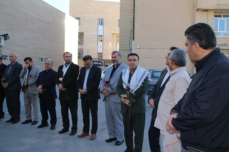 میزبانی امدادگران کهگیلویه و بویراحمد از شهید گمنام