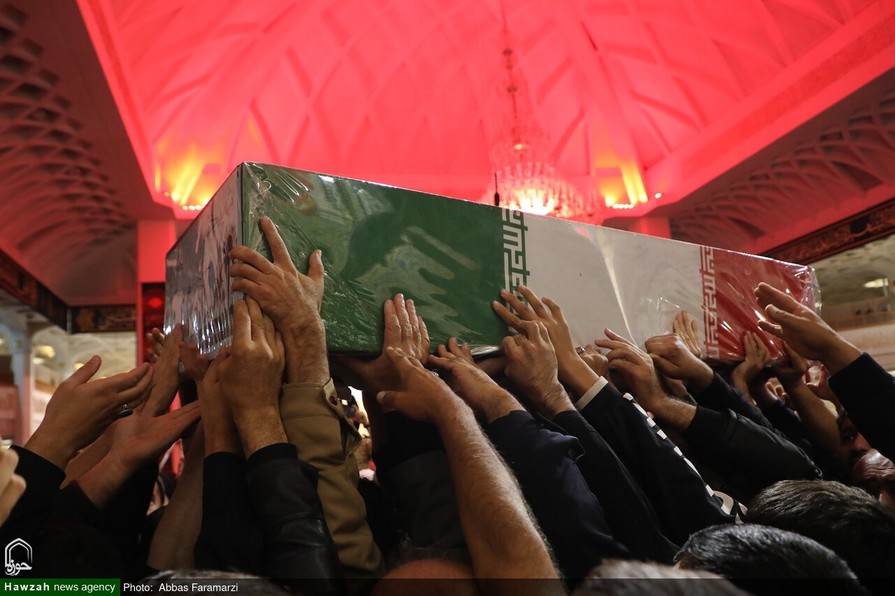 فیلم| تشییع شهید گمنام در شهرستان ماکو