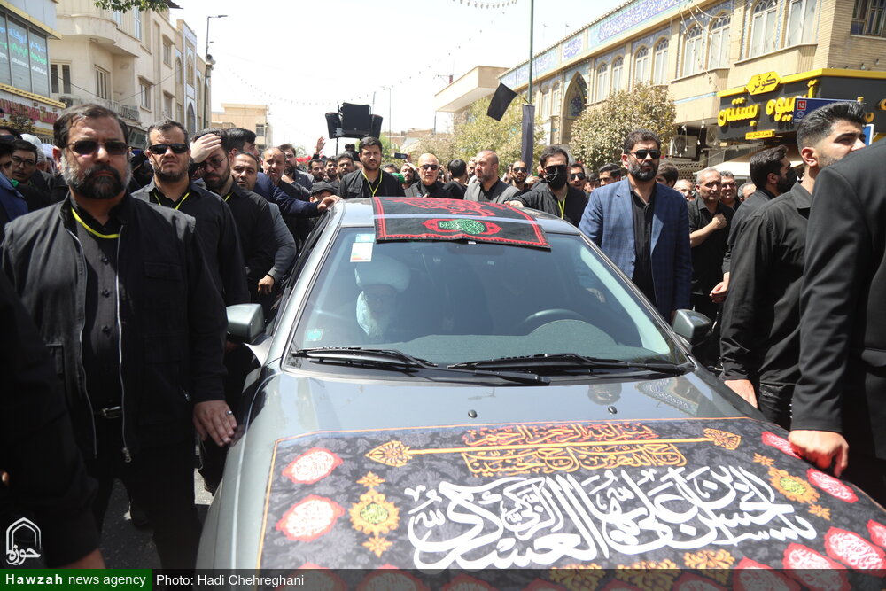 Le Grand Ayatollah Vahid Khorasani Conduit les Rites du Deuil de Hazrat Fatima à Qom