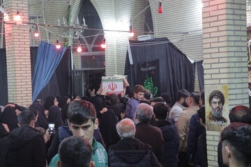 تصاویر/ تشییع پیکر شهید گمنام در مسجد یازهرا (س) ارومیه