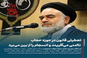 عکس نوشت| تعطیلی قانون در حوزه حجاب، ناامنی می‌آفریند و انسجام را از بین می‌برد