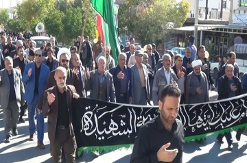 تصاویر/ اقامه عزای فاطمی در شهرستان بدره