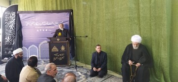 تصاویر/ آیین رونمایی از ضریح امامزادگان عینعلی و زینعلی با حضور استادان مدرسه علمیه حجت(عج)